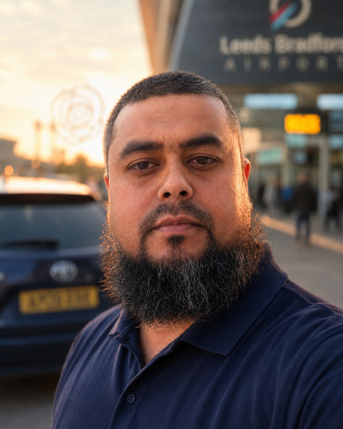 Your Whiterose driver, photographed at Leeds Bradford Airport.
